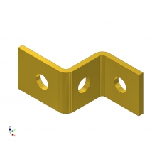 353/02071 Bracket, Z Shape 41x41x54mm 1045 ZPY